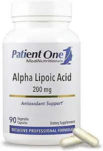 Hasta One Alpha Lipoic Acid (ALA) 200 mg | Antioksi Supplement to Support Nerve and Liver Health* | 90 Capsules