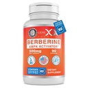 Genx Formulas Berberine HCl 500 mg (90 Capsules) - NSF Güvenlik, Kalite ve Etiket Hassasiyeti için Onaylandı - Immune Health - Non-GMO, Gluten Free, Vegetarian