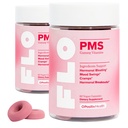 O Positiv FLO PMS Gummies for Women - Proactive PMS Relief - Targets Hormonal Breakouts, Bloating, Cramps, & Mood Swings with Chasteberry, B6, & Lemon Balm - PMS Gummies (Pack of 2)