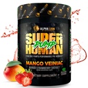ALPHA LION Superhuman Pump Pre Workout Toz, Nootropic Caffeine & Stim Free Preworkout Supplement, Nitrik Oksit, Kas Winer, Enerji & Focus (42 Hizmetler, Mango Veiniac Flavor)