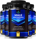 (5 Pack) Blue Vigor Max Pills for Men, All-Natural Formula for Male Fitness and Stamina, Premium Capsules for Daily Nutrition, Performance & Energy, Official Supplement for Man Reviews (300 Capsules)
