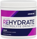 AdvoCare Rehidrat - Elektrolyte Drink Mix - Magnezyum, sodyum, Pyum & Kalsiyum - Antioksi ve Amino asit Forized - Supports Hydration & Recovery - Grape, 12.7 oz