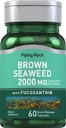 Piping Rock Brown Seaweed Capsules 2000mg | 60 Kont | Fucoxanthin Ekstra | Non-GMO, Gluten Free