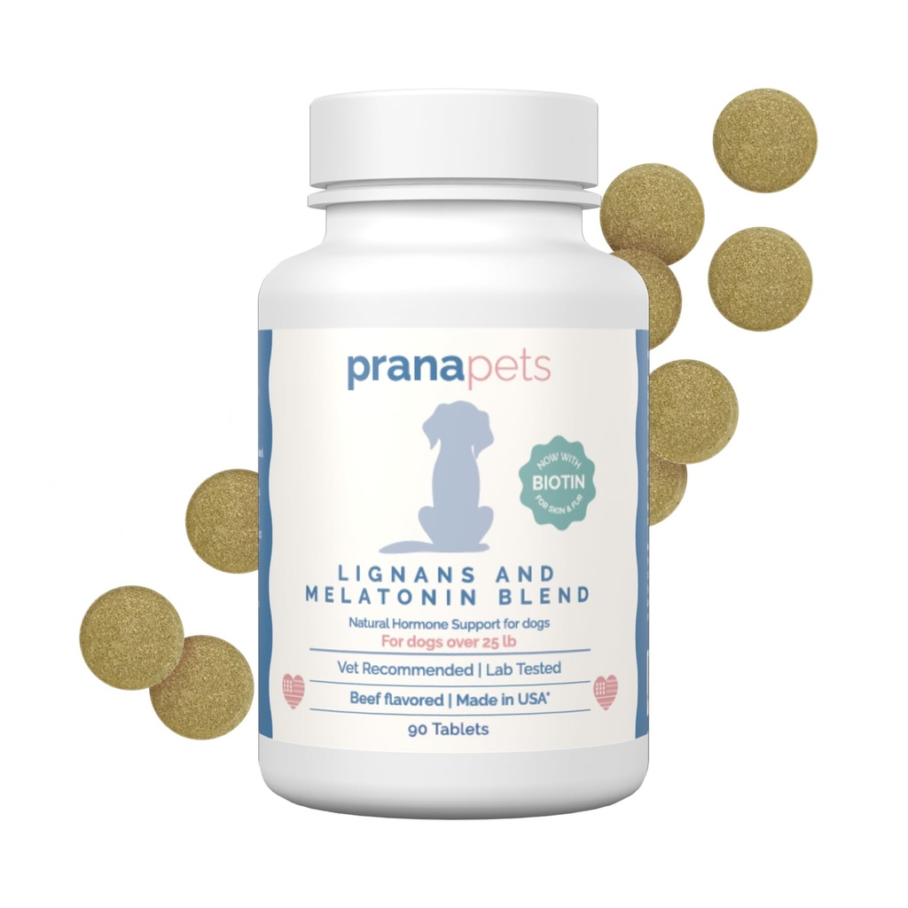 PranaPets Lignans & Melatonin, 25'in üzerinde Cushing'in Köpeklerindeki Relieving Belirtileri Üzerine Doğal Yardımlar