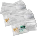Τσάντες τσέπης χαπιών - (πακέτο των 400) 3" x 2.75" - BPA-free, Πολυ Τσάντα Disposable Zipper Χάπια Τσάντες, Καθημερινή AM PM Travel Medicine Storage Pouches Organizer, Best Clear Reuseable with Write-on Labels