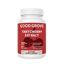 Tart Cherry Extract Capsules, GoodGrove Tart Cherry Extract Supplement, Cold Pressed 10:1 Extract, 60 Capsules (1 PC)
