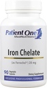 Hasta One Iron Chelate 28mg | Red Blood Hücre Formasyon ve Fonksiyonlu Desteklemek için Tamam* | Ferrochel Brand Iron Bisglycinate | 90 Capsulesglycinate | 90 Capsules
