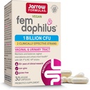 Jarrow Formulas Fem-Dofilius - 1 Milyar Organizmleri Odada - 30 Veggie Capsules - Kadın Probiyotik - Urinary Tract Health - Up to 30 Services