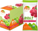 PROBAR - BOLT Organik Enerji Chews, Raspberry, Non-GMO, Gluten-Free, USDA sertifikalı Organik, Sağlıklı, Doğal Enerji, Hızlı Yakıtlar B & C (12 Count)