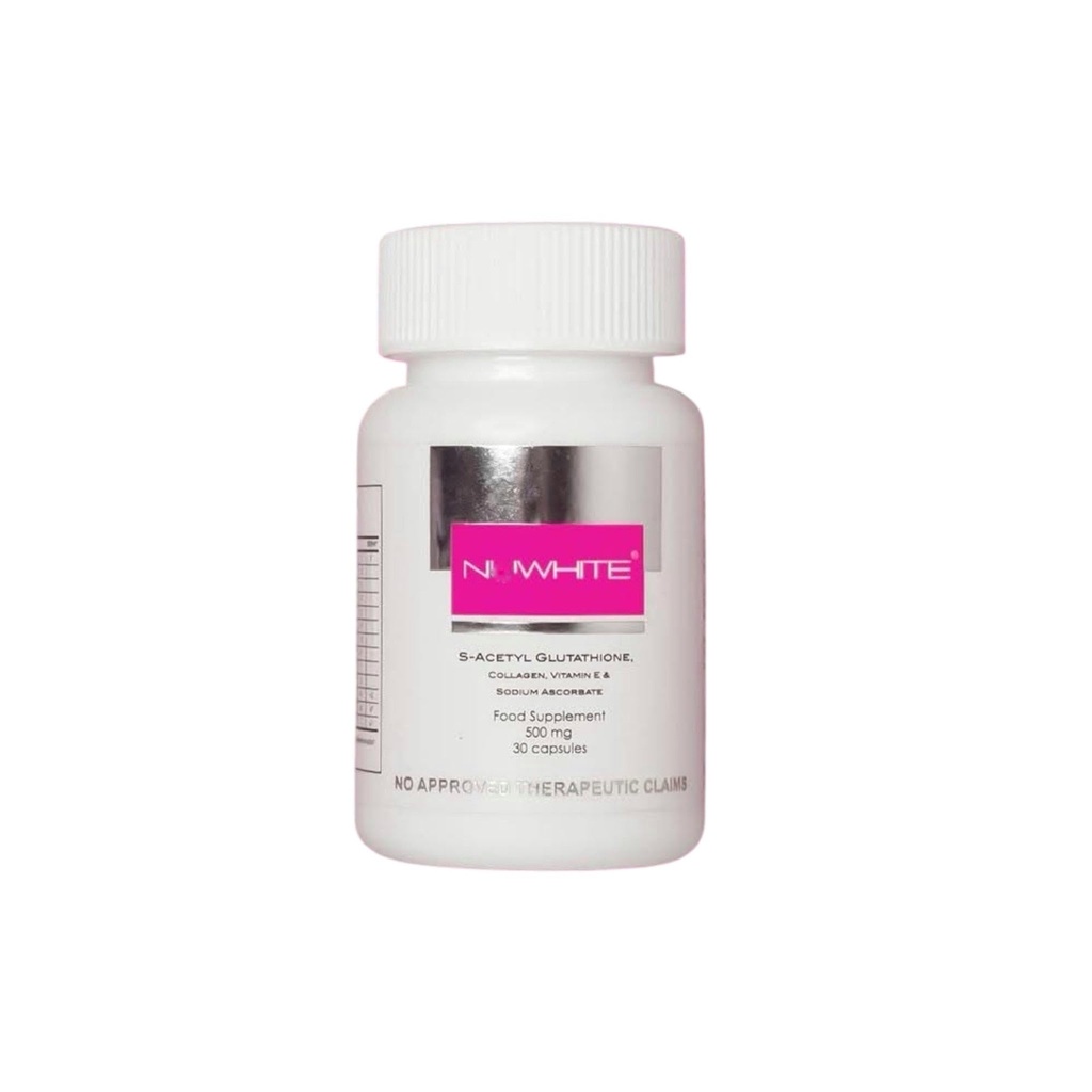 NU-White S-Acetylene Glutathione: Achieve Glowing Skin from Within (30 Capsules)