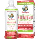 MaryRuth Organics Liquid Morning Multivitamin Essentials+ | Vitamin A C D E B6 B12 Biotin çinko | Erkeklerin & Women's | Immune Support | Beauty | Sugar Free | Vitamins for Ages 1+ | Vegan | 32 Fl Oz