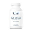 Vital Nutrients Multi-Minerals - Citrate/Malate Formula (No Copper or Iron) - Vegan Daily Multimineral - Gluten, Dairy, Soy Free - Non-GMO - 120 Capsules