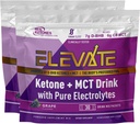 Real Ketones Exojen Keto D BHB + MCT + Elektrolytes, Caffeine Free Drink Mix Toz, Grape Tart for Rapid Ketosis (56 Hizmet)