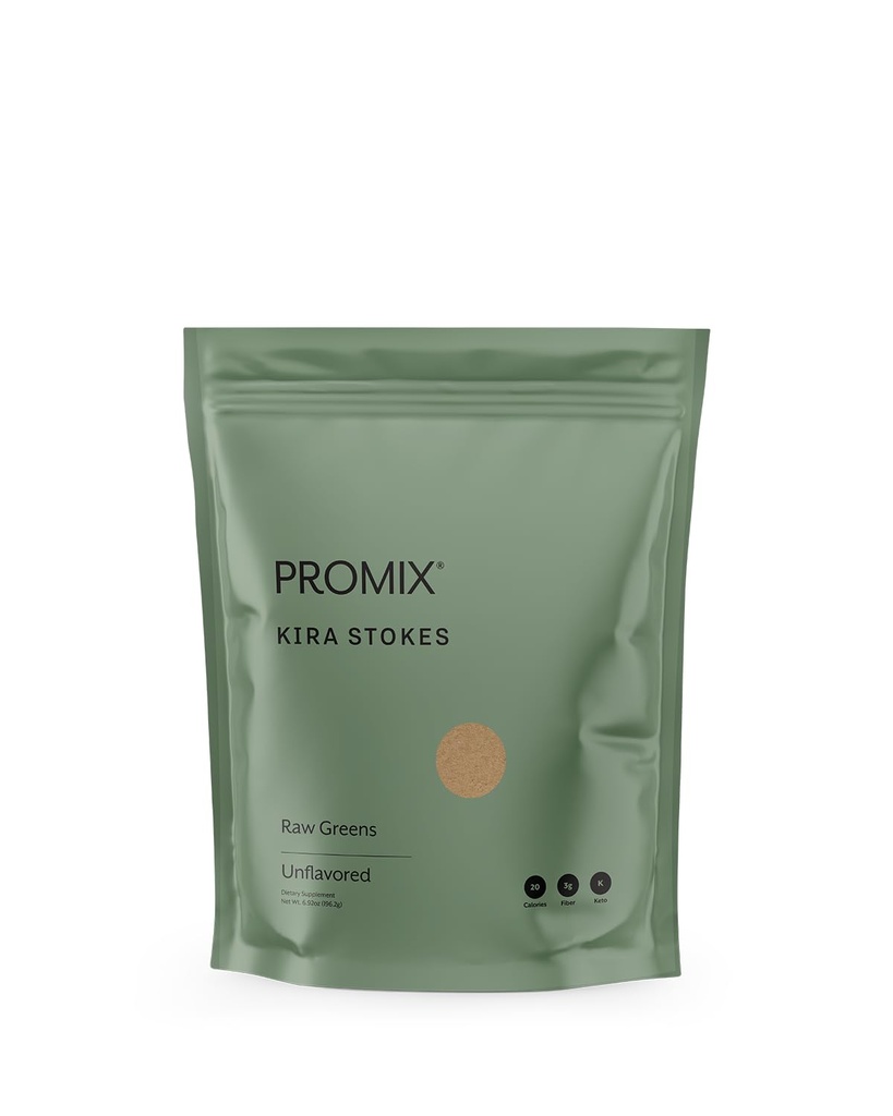 ProMix Beslenme Raw Greens Superfood Mix - Sprod Alfalfa, Buğdaygras, Ashwagandha, & Rhodiola - 30 Hizmet