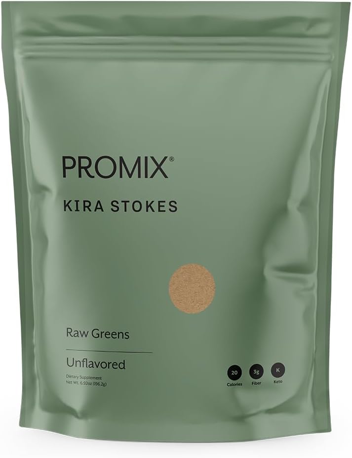 ProMix Beslenme Raw Greens Superfood Mix - Sprod Alfalfa, Buğdaygras, Ashwagandha, & Rhodiola - 30 Hizmet