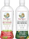 MaryRuth's Liquid Morning Multivitamin (Strawberry) & Liquid Nighttime Multimineral (Pineapple) | Clean Label Project Verified® | Vitamins & Magnesium for Energy, Bedtime, & Overall Health | Vegan