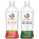 MaryRuth's Liquid Morning Multivitamin (Strawberry) & Liquid Nighttime Multimineral (Pineapple) 