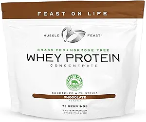 Kasır Çölü-Fed Whey Protein Yoğun Toz, Tüm Doğal, Hormon Ücretsiz Pasture Kadın ve Erkekler için Whey Protein Tozu, Temiz, Non-GMO & Gluten Ücretsiz Whey Yoğun Çikolatası - 5lb