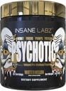 Insane Labz Psychotic Gold, High Stimulant Pre Workout Toz, Extreme Lasting Energy Focus, Pumps and Endurance with Beta Alanine, DMAE Bitartrate, NO Branson (35 Hizmet, Sumelon)