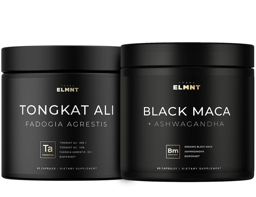 TERRA ELMNT Tongkat Ali and Black Maca Root Bundle