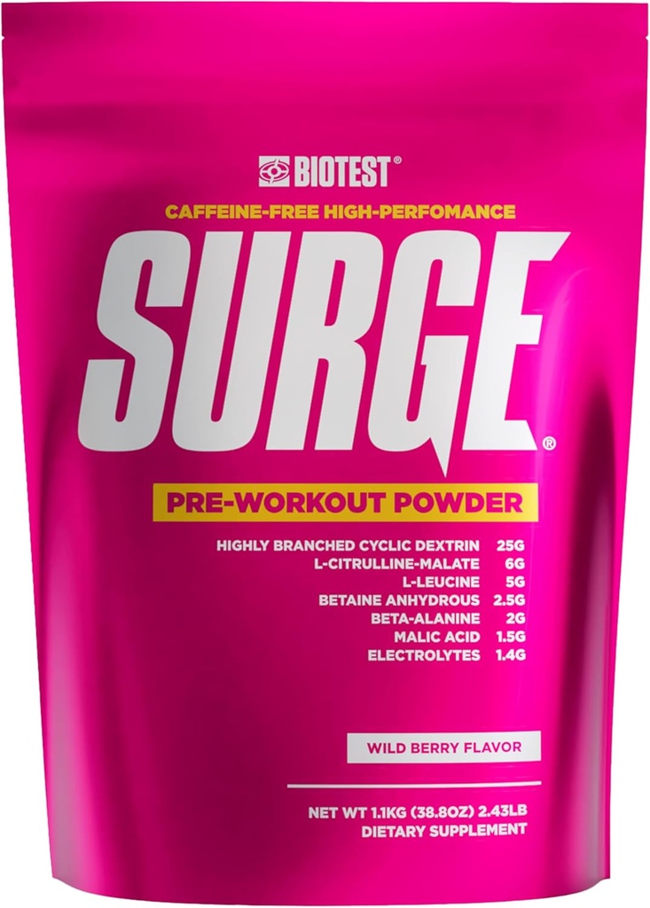 Pre-Workout Toz - 25 g Highly Branched Cyclic Dextrin, 6.5 g Citrulline Malate, 5 g L-Leucine, 2.5 g Betaine Anhidrus, 2 g Beta-Alanine, 1.4 g Electrolyte