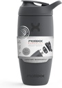 Promixx Pursuit Shaker Şişe, paslanmaz Steel Water Şişe ve sallayıcı Kupası, 18oz, Graphite Gray