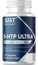 Sadece Potent 5-HTP Ultra 200 mg | 120 Capsules - 4-Month Supply | for Sleep, Mood, and Brain Health | Forrec with SAM-e and Vitamin B6