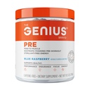 Genius Brand Genius Pre - Clean Pre-Workout Toz for Energy, Focus & Fitness Support - No Yapay Flavors, Preservatives, or Proprietary Mixs - Non-GMO - 20 hizmet - Blue Raspberry