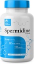 Spermidine Capsules Gluten Free% 99 Concentration 100x More Potent Than Buğday Germ Extract for Anti-Aging DNA Telomere Support