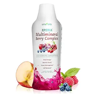 Xperia konsantre, sıvı, Herbal Multimineral, Kadınlar ve erkek için Multivitamin, Ashwagandha, Natural Energy Boost, Agave syrup & Stevia, 30 Fl oz. (30-Day Supply)