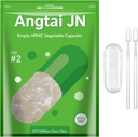 Boş Kapsüller 2 - Vegan Capsules Boş - Pill Capsules Boş (5000 Kont) 2 Micro Lab Spoons for Capsule Filling Kit - Veggie Capsules için Boş