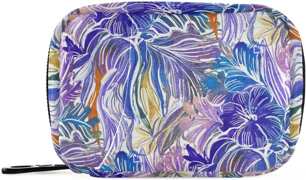 Pill Case Floral Çiçekler Pill Box 7 Günlük Pill Vaka Bag Seyahat Pill Organize Bag with Surface Portable Weekly Case Compact Boyut for Vitamin Supplement Sahibi