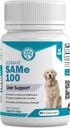 Wanderfound Pets Same 100 Liver Support for Dogs - Aynı S-Adenosyl-L-Methionine Hepa Liver & Brain Support - Bacon Flavored Sam E, ABD'de Üretilmiş Tabletler - 30 Chewable Tabletler