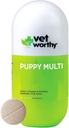 Vet Valuey Puppy MultiVitamins - En İyi Sağlık ve Genel Sağlık Desteklemek için Puppis için Çokvitamin - Iron,Magnesium,Zinc,Vitamin A,B Vitaminleri - Liver Flavor,60 Chewable Tabletler