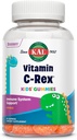 KAL C Vitamin C-Rex Kids' Gummies, Çocuklar için C Gummies, Sağlıklı Immune, Bone, Muscle & Skin Support Vitamin C Gummy, Vegan, Gluten Free, 60 Günlük Para Geri Garanti, 30 Hizmet, 60 Gummies