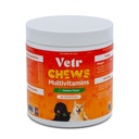 Vetr Dog Multivitamin Treats, 60 Chews Chicken Flavor, Daily Pet Dog Vitamins and Supplements with Glucosamine, Chondroitin, & Probiotics, Hip & Joint, Immune Support, & Digestive Care