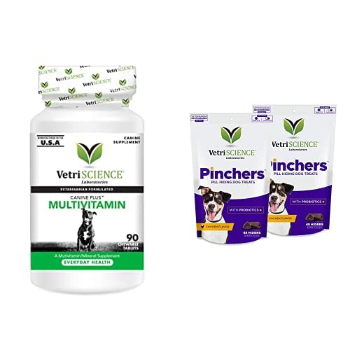 VetriScience Canine Plus Multivitamin and Pinchers Pill Hiding Treats