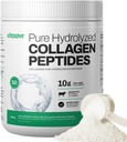 Vitasave Collagen Peptides σκόνη – 10g υδρολυμένο κολλαγόνο ανά υπηρεσία – Άγευστη, χόρτο-Fed, Κέτο φιλικό – δέρμα, μαλλιά, νύχια & κοινή υποστήριξη – 500g