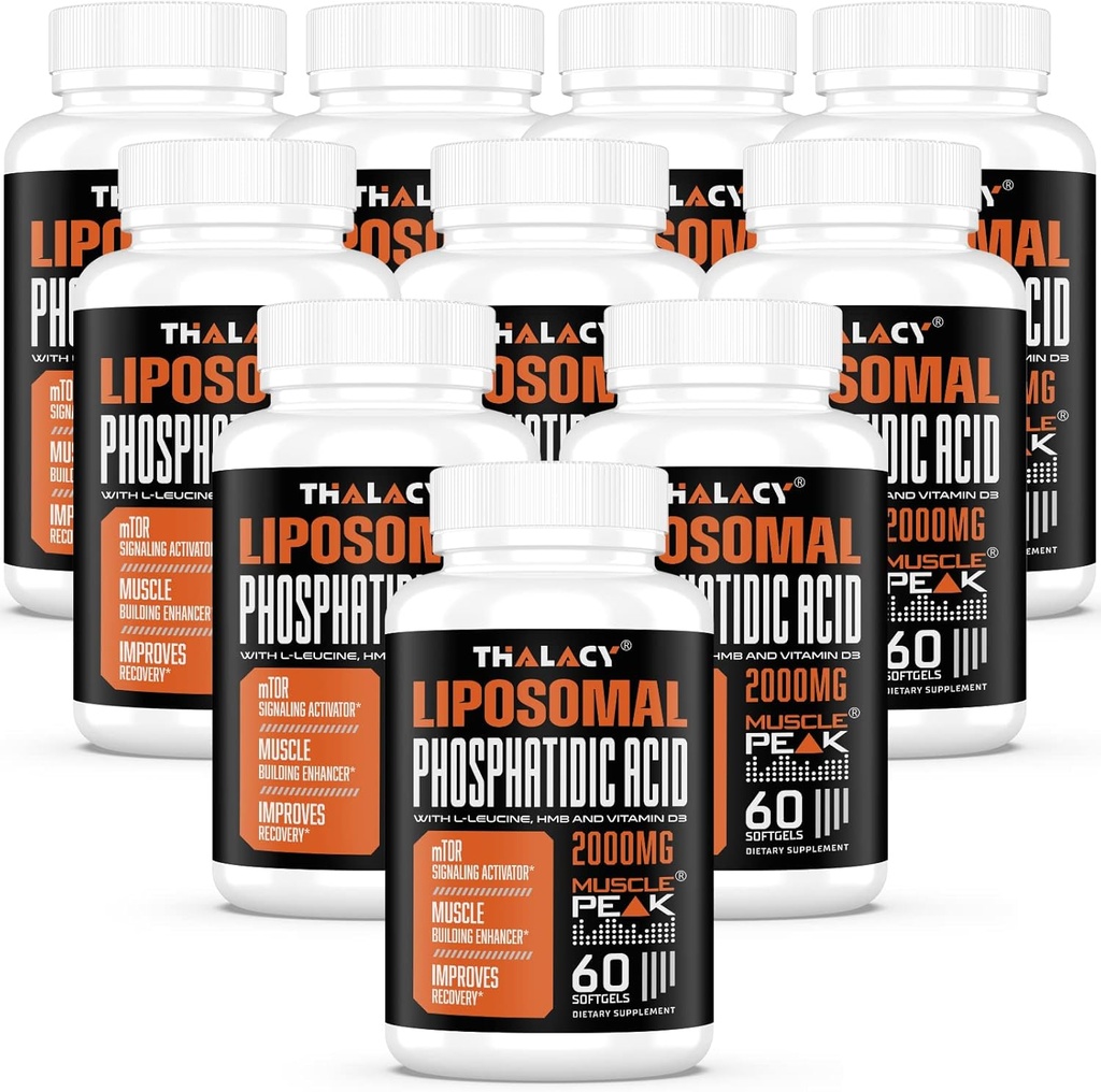 2000mg Λιποσωμικό Φωσφατιδικό Οξύ Μυς Builder (PA), Υψηλή Απορρόφηση Μυϊκό Κτίριο Συμπληρώματα για Άνδρες & Γυναίκες 