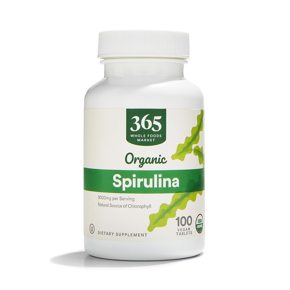 365 από Whole Foods Market, Spirulina 500mg, 100 ct