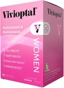 Vivioptal Kadınlar, 90 Capsules, CoQ10 & Omega-3, Multivitamin & Multimineral, Gluten Free, Alman Formula