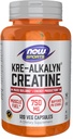 NOW Τρόφιμα Αθλητική Διατροφή, Cre-Alkalyn Creatine 750 mg, Μαζική Κτίριο * / Ενεργειακή Παραγωγή *, 120 κάψουλες Veg