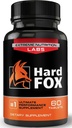 Hard Fox - #1 Ultimate Performansı - 3" 60 Gün içinde eklendi - Erkekler için Enlargement Pills - Süper Drive, Güçlü, Boyut, Endurance - 60