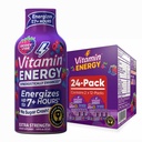 Energy Mood + Ekstra Güçlü Enerji Shot Tropikal Berry 24 Pack, 260 mg Natural Caffeine, B-Vitamins, Rhodiola, Chamomile, Mood & Energy Support, Zero Sugar, Gluten-Free, Vegan, 1.93 fl ozzz
