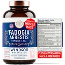 Fadogia Agrestis ve Tongkat Ali Supplement - Fadogia Agrestis 600 mg, 500 mg Longjack Tongkat Ali for Men, Maca Root, Fenugreek, Ashwagandha, Evaity - 120Caps
