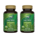 Nature's Way Leg Veins, Supports Healthy Leg Vein Strength*, 6-Herb Blend, With Horse Chestnut Extract, Dandelion, Gluten Free, 120 Vegan Capsules (Packing May Vary) - 2 Pack
