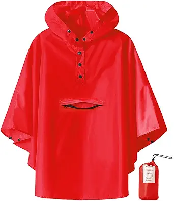 SaphiRose Ελαφρύ Παιδιά Βροχή Poncho Jacket Αδιάβροχο Εσώρουχο Rain Coat