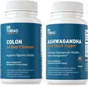 Dr. Tobias Colon 14 Day Cleanse and Ashwagandha Capsules, Kolon Cleanse Detox ve Calming Adaptogen, Supports Energy & Immune Health, Non-GMOMO