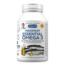 ANDREW LESSMAN en Essential Omega-3 Unflavored, 180 Softgels - Ultra-Pure Omega-3 Fish Oil 1200 mg-High DHA, No Mercury Supplement-Küçük, Easy to Sw Fish Oil Capsules