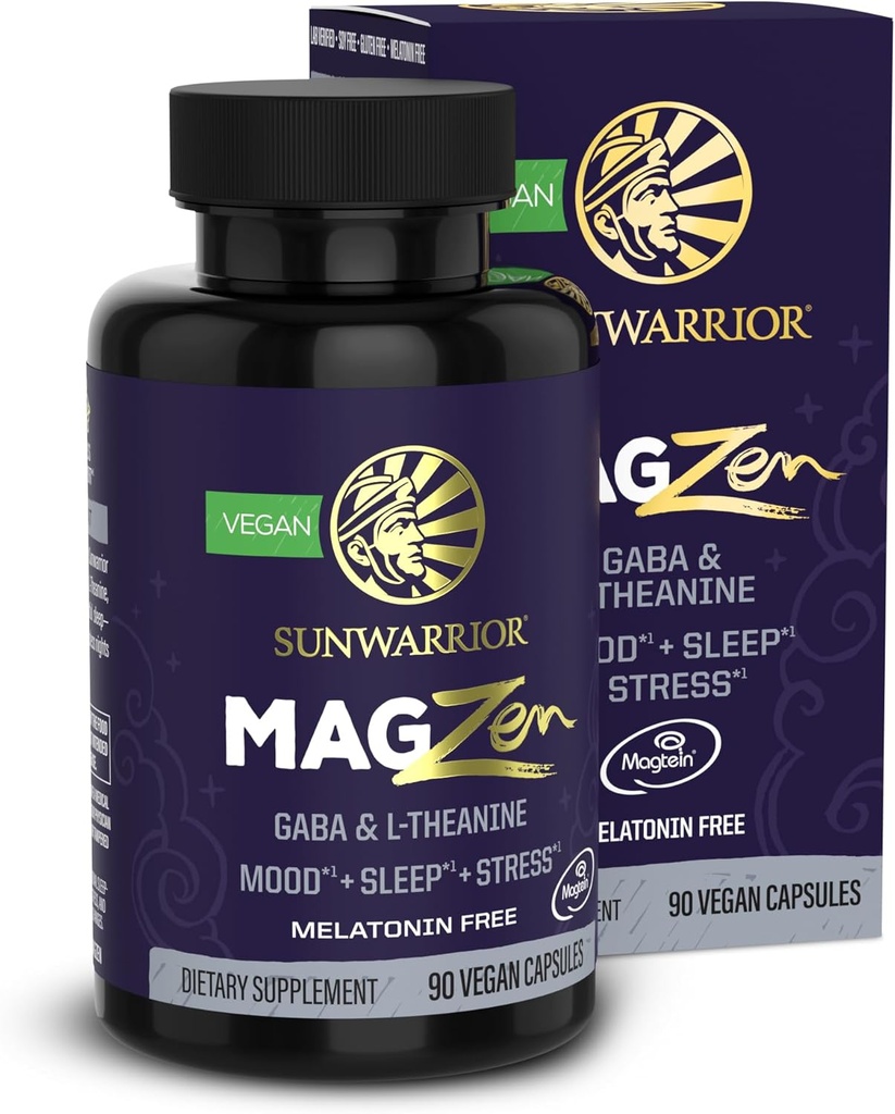 Magnezyum Supplement L-Theanine Capsules Mood, Sleep & Stres Desteği Bi Magnezyum Bisglycinate, L-Theanine & GABA Rahatlama, Uyku Kalite & Zihinsel Clarity Vegan & Non-Drowsy 90 Capsules